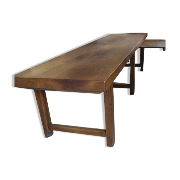 Table de ferme en chêne