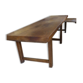 Table de ferme en chêne