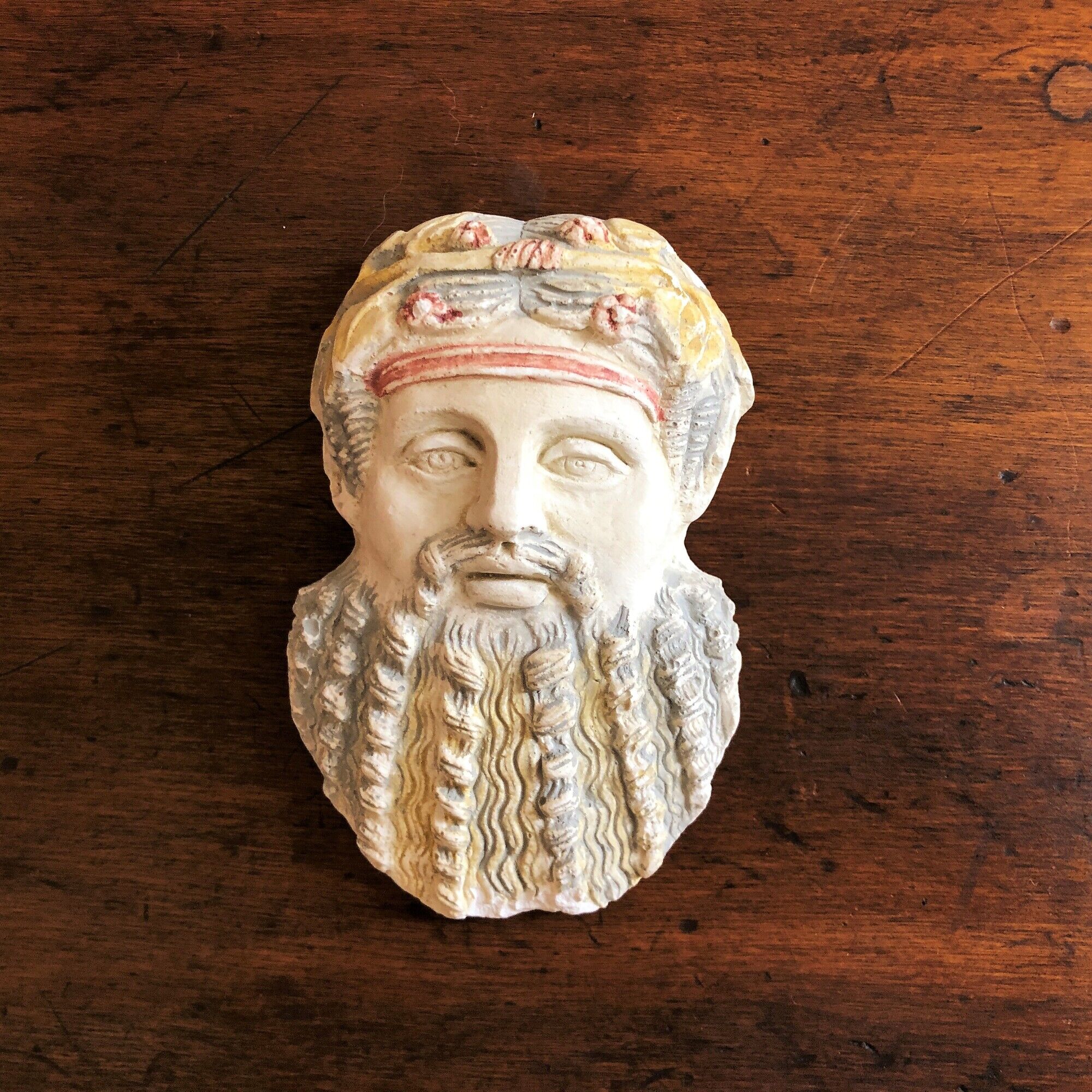 Set of 3 figurines Greek mythology in handmade stone from Greece