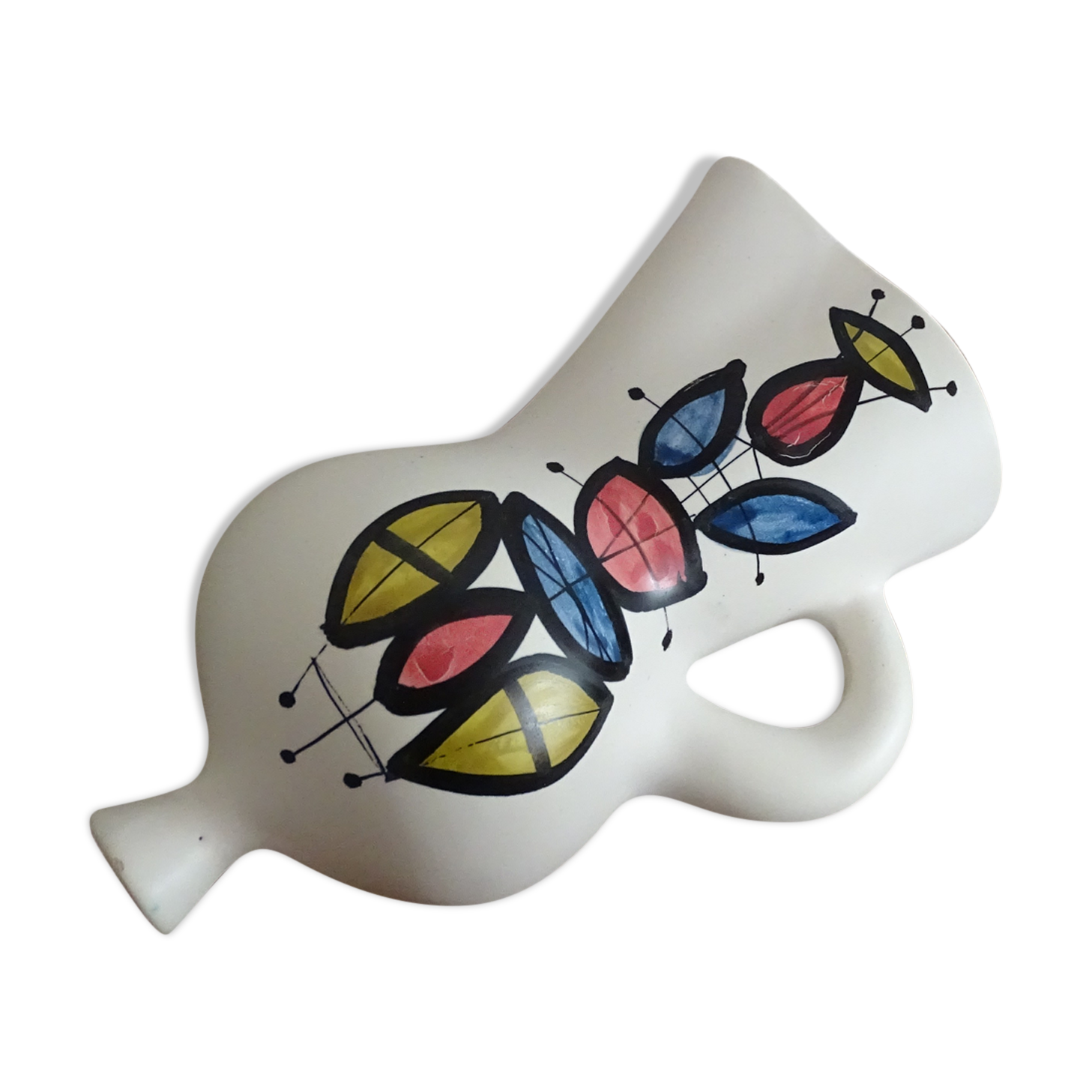 Roger Capron wall bouquetière signed