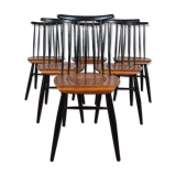 Set 6 Fanett chairs by Ilmari Tapiovaara