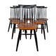 Set 6 chaises  Fanett de Ilmari Tapiovaara