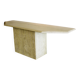 Very large travertine console, Italy, 1970s.