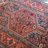 Tapis d'orient ancien persan fait main malayer 215 x 130
