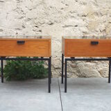 Pair of 60s bedside tables