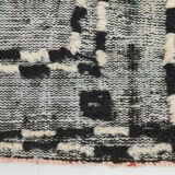 Black & beige turkish runner rug 72x284cm