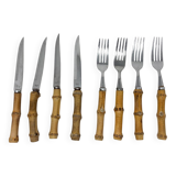 Bamboo Cutlery Set for 4 People