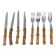 Bamboo Cutlery Set for 4 People