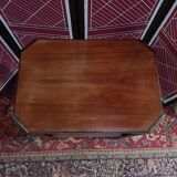 Old small art-deco pedestal table
