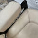 Set of two Baumann sled lounge chairs.