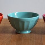 Colorful faceted bowls