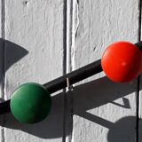 Coat holder multicolored 60's.