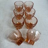 Set of 6 Rosaline liqueur glasses