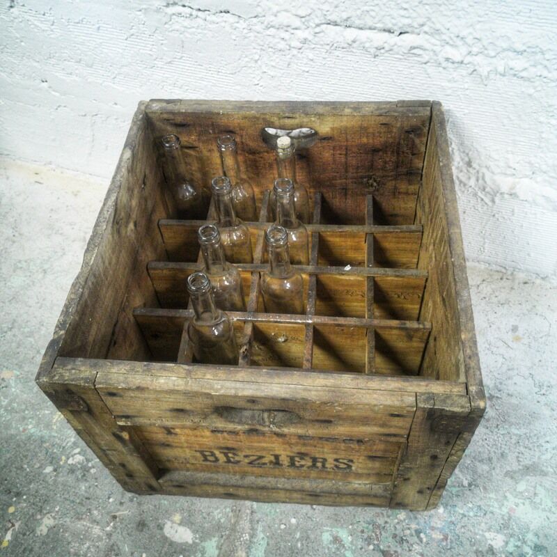 Wooden beer locker
