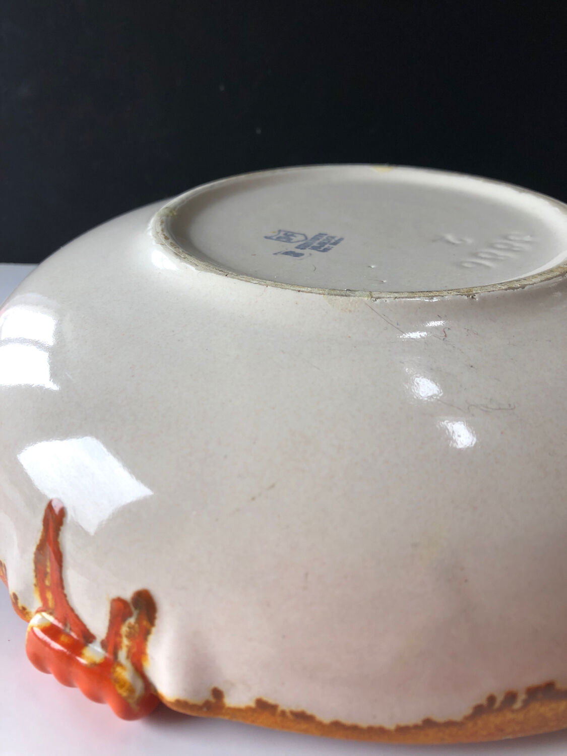 Abstract dish by Elfie Stadtler for Schramberg