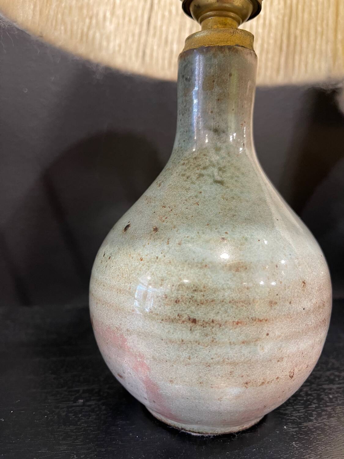 Paire de lampe céramique 1960