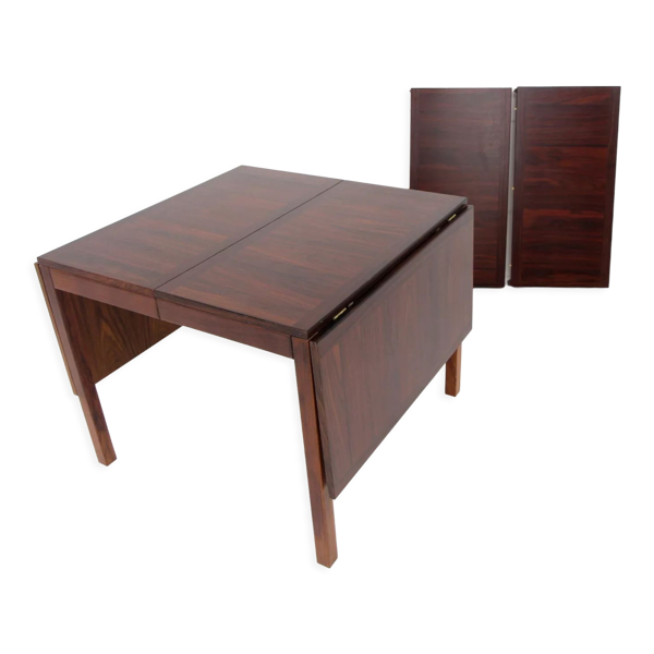 Table de salle à manger scandinave en palissandre Vejle Stole og Møbelfabrik Suède 1960