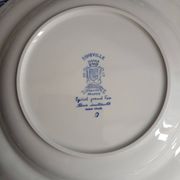 12 antique flat plates Lunéville KG