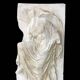 Ancien bas relief sculpture en plâtre Déesse Nike