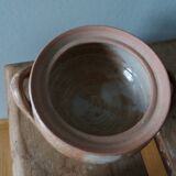 Covered sugar bowl in Puisaye stoneware