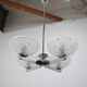 Mid-century chrome chandelier, 1960´s.