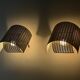 Pair of Shogun Wall Lights by Mario Botta for Artemide, 1980s.