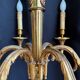 Louis XIV chandelier in gilded bronze – 6 light arms