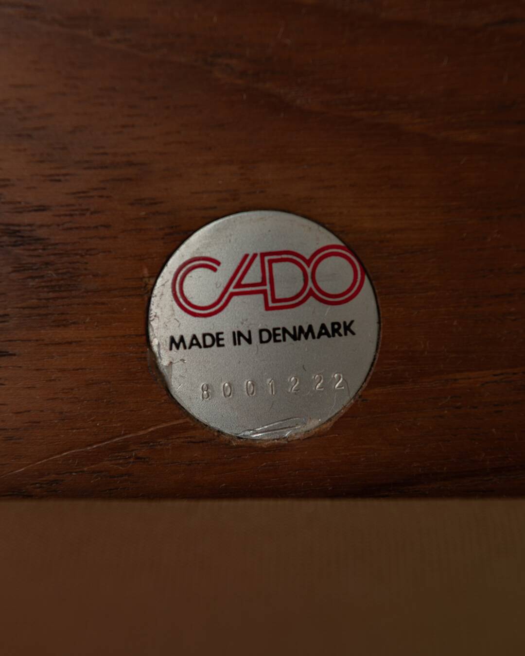 Vintage Senator Two-Seater Sofa by Ole Wanscher for Cado Danish Teak 1960s