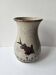 Ceramic vase with fish pattern - Vintage signed (signature to be identified)