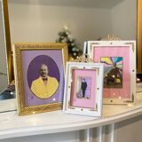 Old frame and photo