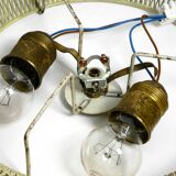 Mid Century ceiling lamp from ERCO made of expanded metal