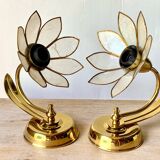 Appliques laiton et nacre