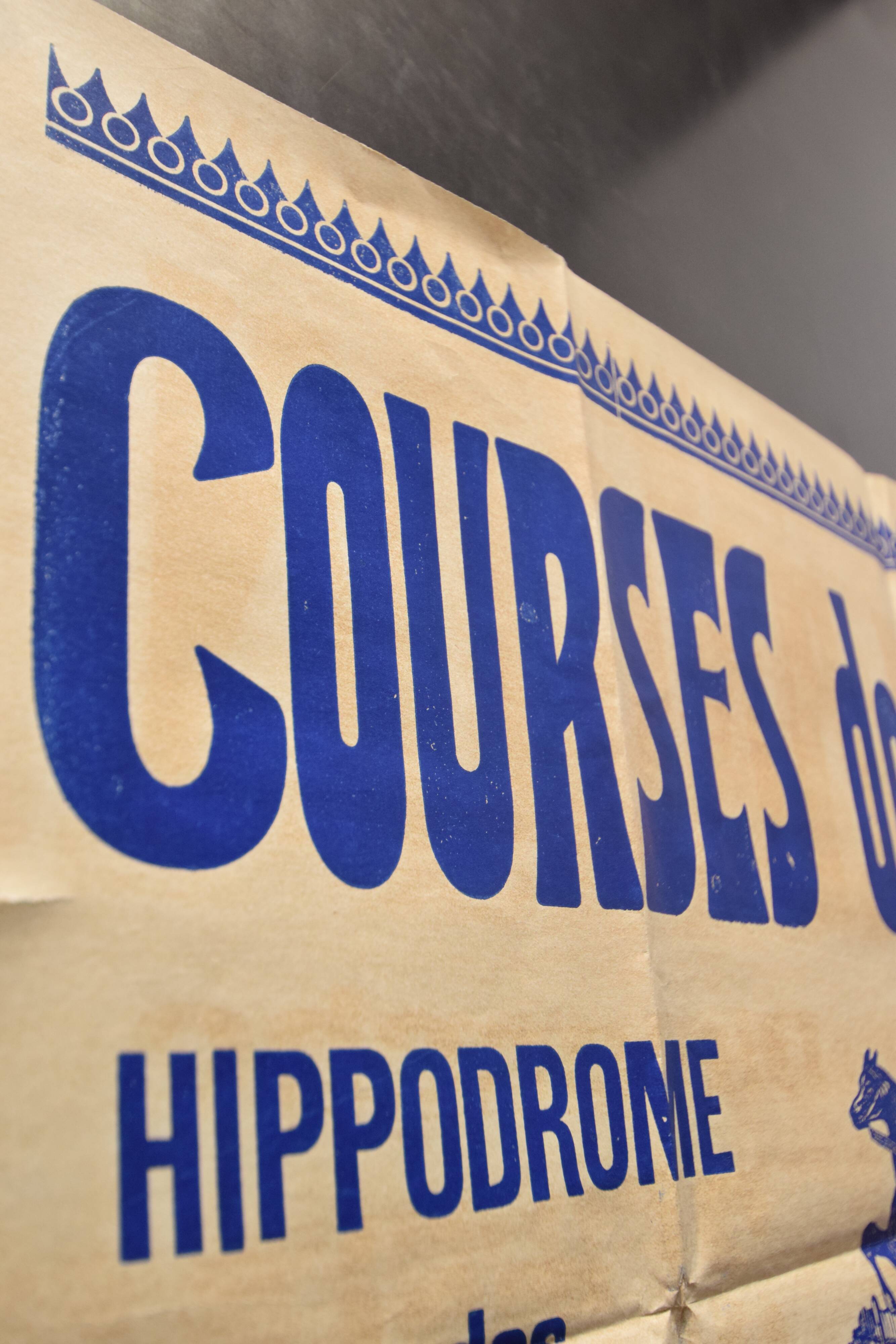 Poster "Langon Races" - 1930s