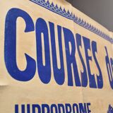 Affiche "Courses de Langon" années 1930