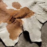 Tapis peau de vache vintage 1970