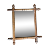 Bamboo mirror 40x34