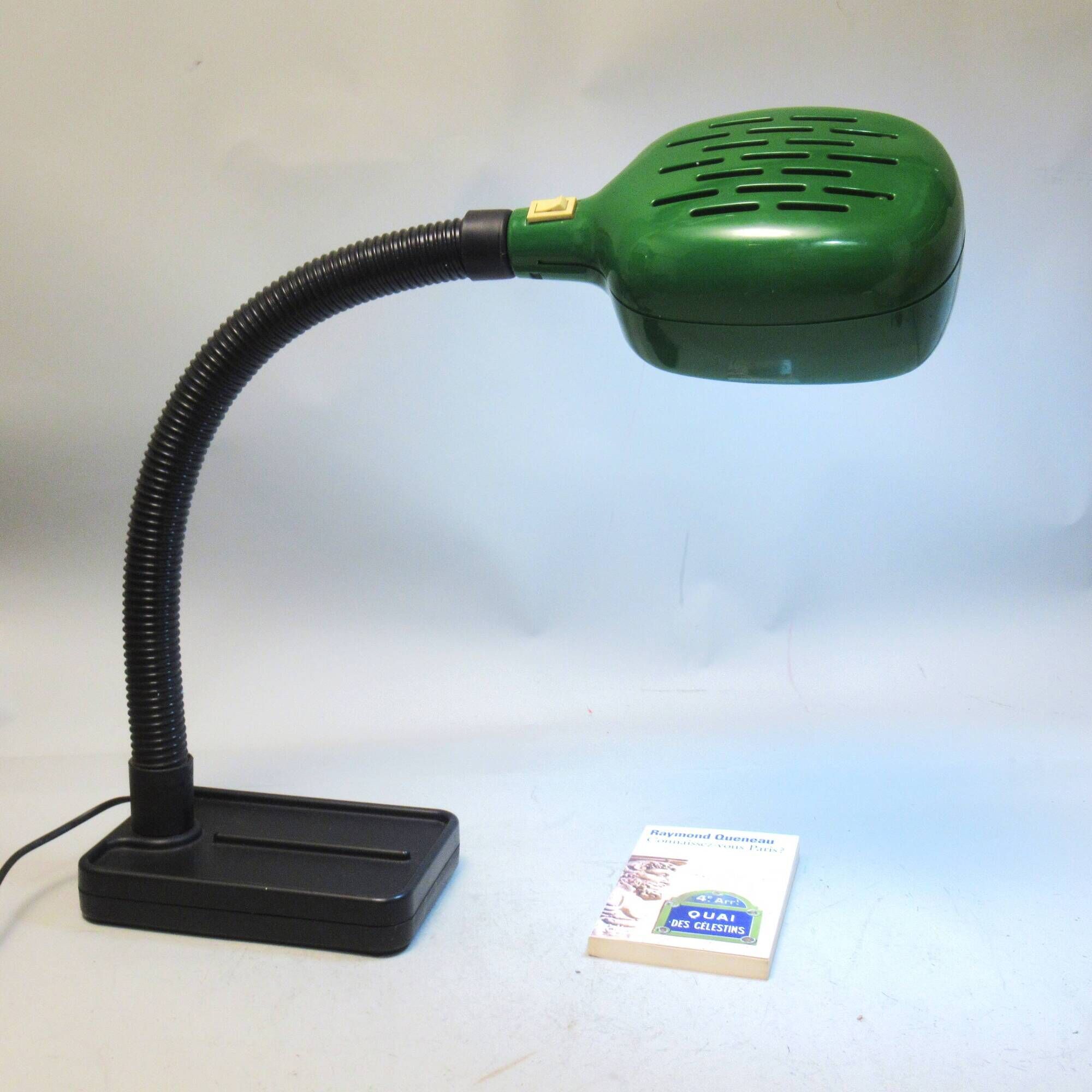 Lampe de bureau Big 144 verte Neolt Années 80