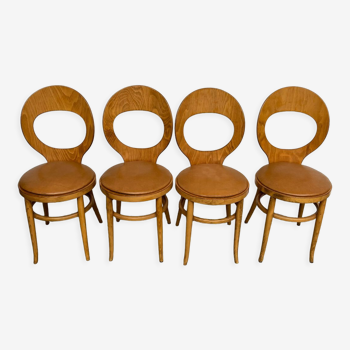 4 chaises Mouette Baumann
