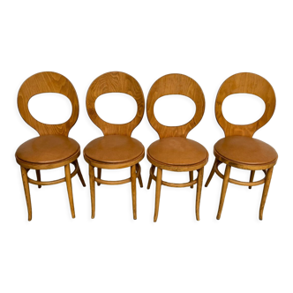 4 chaises Mouette Baumann