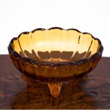 A set of 6 glass platters, Poland, 1970s