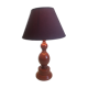 Toured wooden lamp