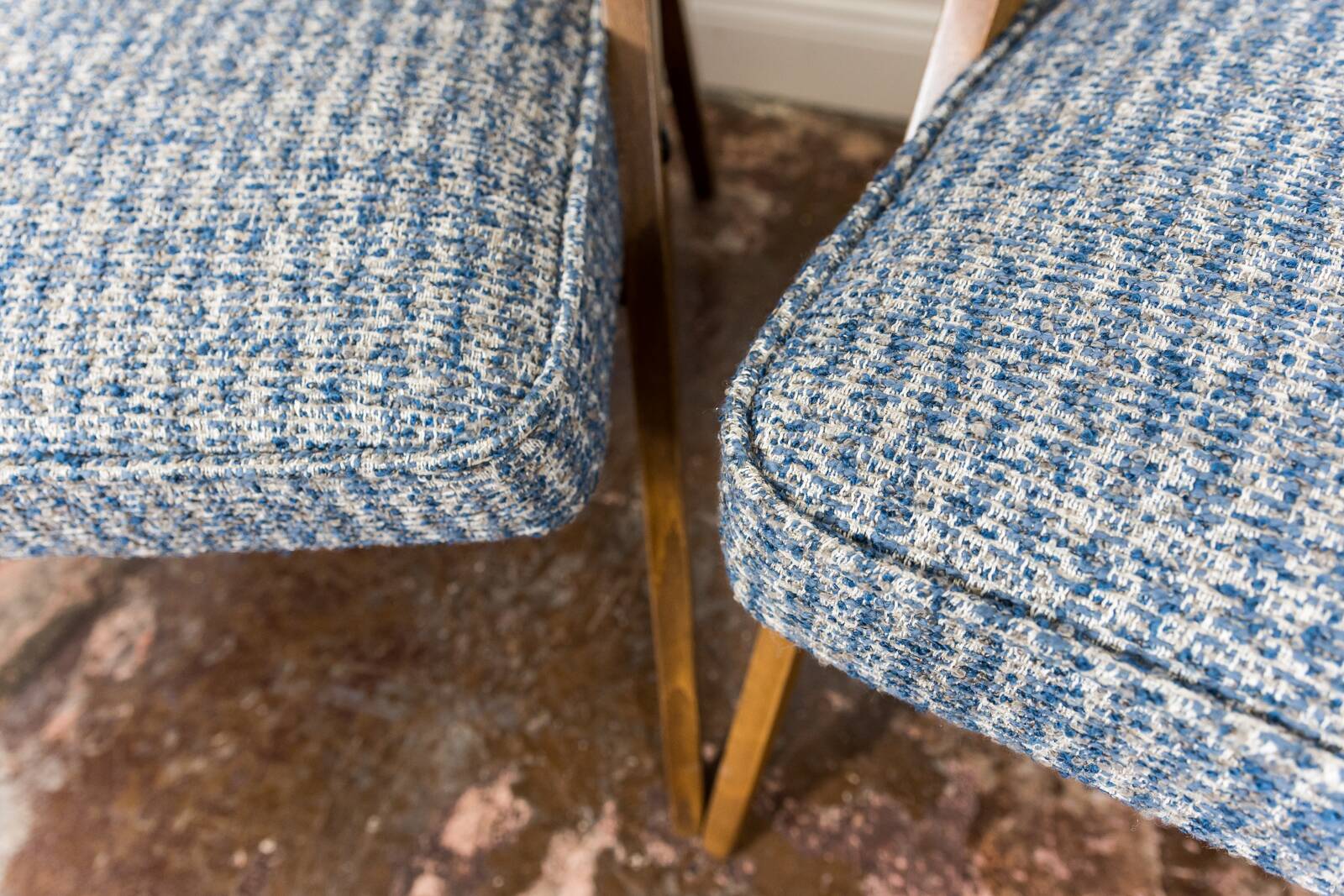 Customizable Pair Of Restored Mid Century "Bunny" Armchairs, 1970's