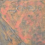 JEHAN - Painted Carved Panel with DRAKKAR Motif