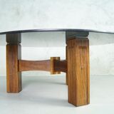 Italian Modern Rosewood Coffee Table, 1960s