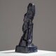 Sculpture de sirène en céramique bleue, 1920