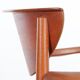 Pair of Scandinavian armchairs in 317 model in teak