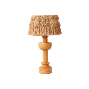 lampe de table en bois