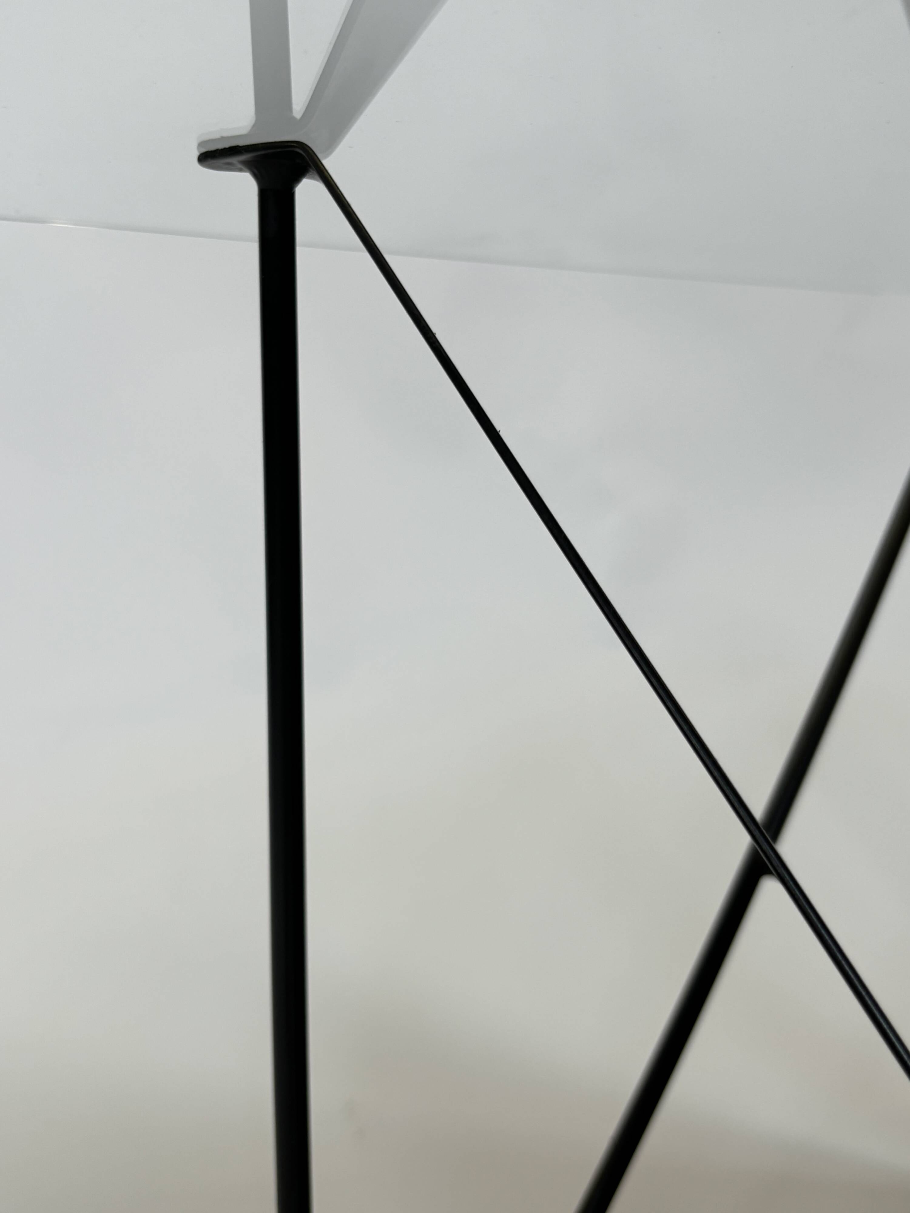 Vintage coffee table steel wire  eclectic 80s design