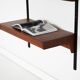 Teak modular shelving unit, Danish design, 1960s, designer: Kai Kristiansen