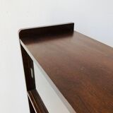 Vintage wooden showcase library 1950